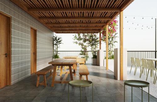 Hai Ba Trung Apartment | Maison Perle Hanoi - Pool Party on Rooftop - Free Laundry