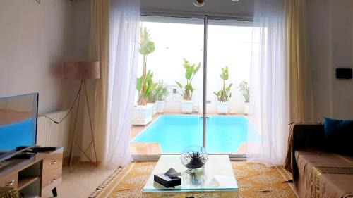 La Marsa Villa | Maison plain-pied avec piscine chauffée