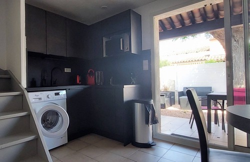 Cap d'Agde Cabin | Maisonette in perfect condition with beautiful terrace