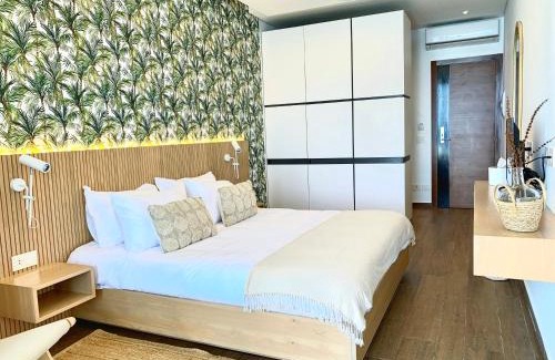 Kfardebian Hotel | Majestic Palm Beachfront Exotic Room in Batroun