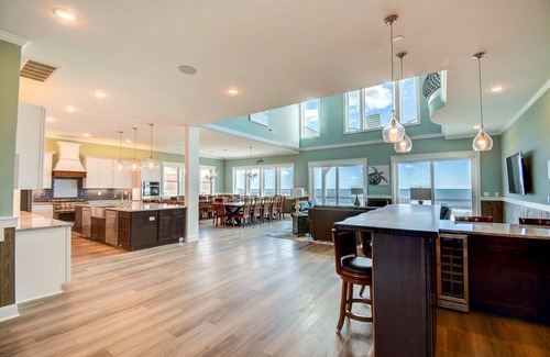 North Topsail Beach House | Majestic View - NEW LUXURY Oceanfront Home - Pool, Hot Tub, Theater, Elevator