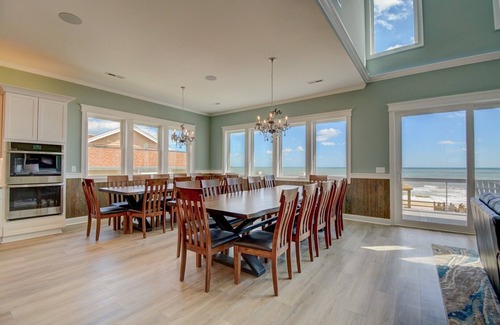 North Topsail Beach House | Majestic View - NEW LUXURY Oceanfront Home - Pool, Hot Tub, Theater, Elevator