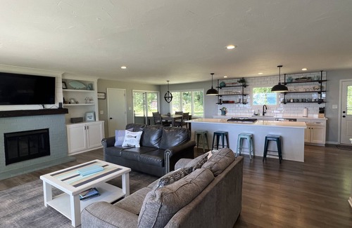 Traverse City House | Majestic Views of West Bay and OMP. Remodeled Waterfront Home. Awesome Location.