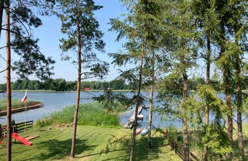 Szeligi Cabin | Makosieje Resort-bon turystyczny,15m od brzegu,widok na jezioro,ogrzewanie,wi-fi