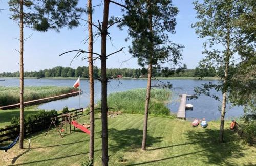 Szeligi Cabin | Makosieje Resort - bon turystyczny,30m od brzegu ,ogrzewanie,wi-fi,widok na jezioro