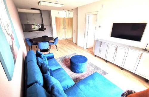 Palanga Apartment | Malūno vilos, jaukūs dviejų kamabrių apartamentai su erdviu balkonu