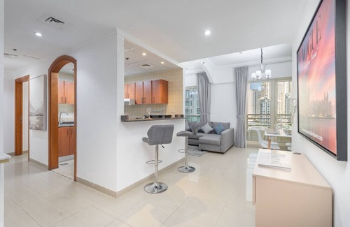 Jebel Ali Apartment | Manchester Tower with Marina Views and Balconies