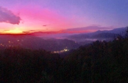 Chalet Village Cabin | Mansion In The Sky: Luxe Retreat with Breathtaking Views Over Downtown Gatlinburg!