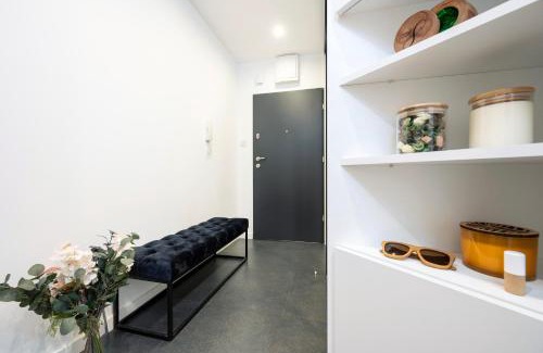 Baluty Apartment | Manufaktura Residence - Apartamenty Industrial z Parkingiem i Dwoma Łazienkami