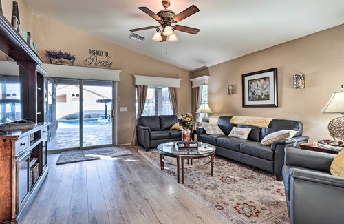 Maricopa House | Maricopa Home w/Swim-Up Bar, Heated Pool & Slide