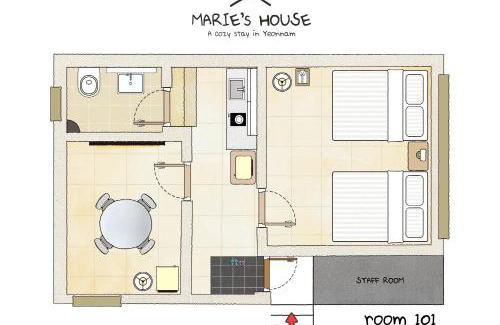 Yeonnam-dong Bed & Breakfast | Marie's House 101 Hongdae