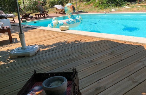 Anduze House | Mas Cévenol typical family, isolated, quiet, private pool in the heart of 20ha
