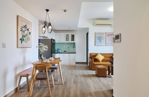 Thu Thiem Apartment | Masteri view Landmark 81, downtown city 5mins-metro