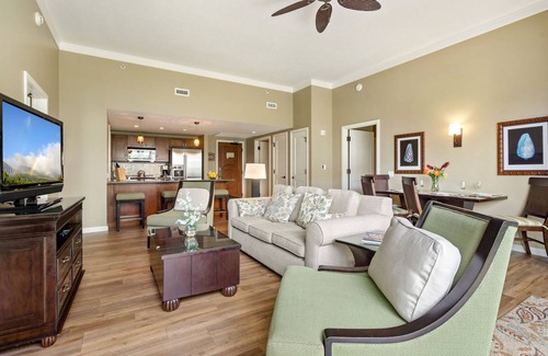 Kaanapali Condo | Maui Resort Rentals: Honua Kai Hokulani 112 – Super Quiet and Private Ground Floor 2BR, Easy Access to Pools, Beach, and BBQs, Large Lawn Area!