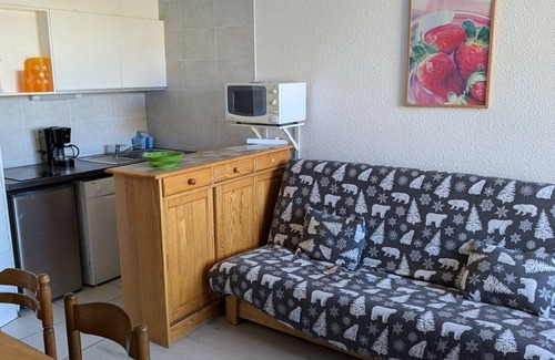 Orcieres-Merlette Apartment | Maxi studio 6 pers. n° 44 A le rond point des pistes 1 center station