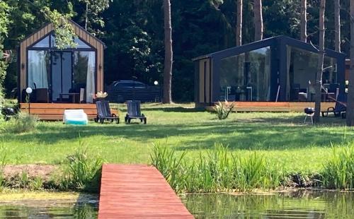 Szeligi House | Mazury Resort-nowoczesna stodoła 10 m od jeziora