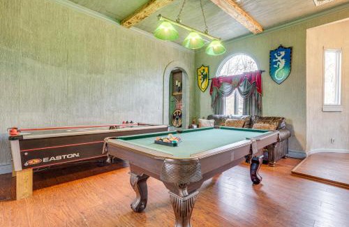 Brookhaven Villa | Medieval-Themed Castle Less Than 10 Mi to Shirley Beach!
