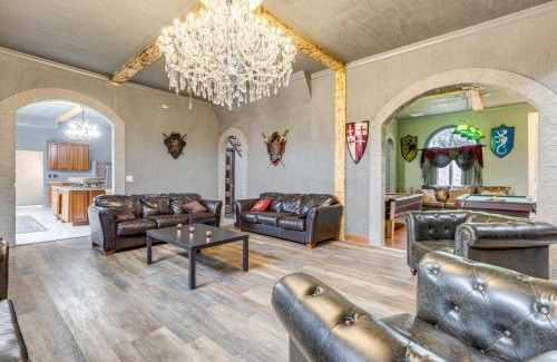 Brookhaven Villa | Medieval-Themed Castle Less Than 10 Mi to Shirley Beach!