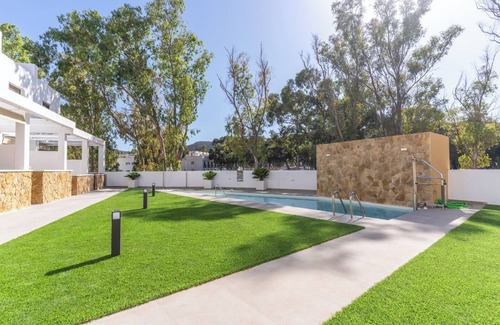 San Jose House | Mediterranean calm, cozy home with terrace in residential complex with pool