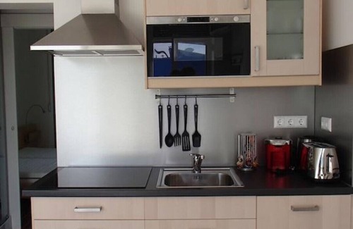 Haslau-Maria Ellend House | Micro house apartment with 1 bedroom and garden view