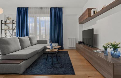 Aviatiei Apartment | Mido Duo in New Building with Parking, Self Check-in and Security