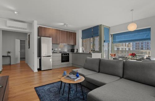 Aviatiei Apartment | Mido Duo in New Building with Parking, Self Check-in and Security