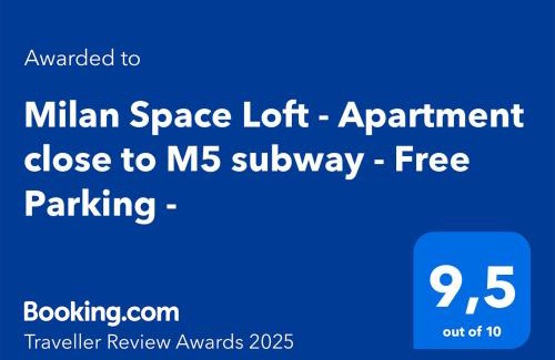 Bicocca Apartment | Milan Space Loft - Apartment close to M5 subway - Free Parking - Sky & Netflix TV
