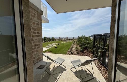 Trebeurden Apartment | Milliau T2 piscine et vue mer