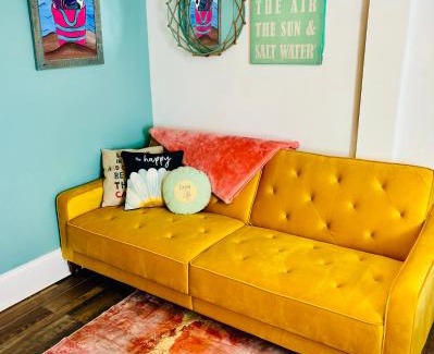 Savannah Beach Apartment | Mini Pearl, Private 2 BR - 1 block to BEACH!