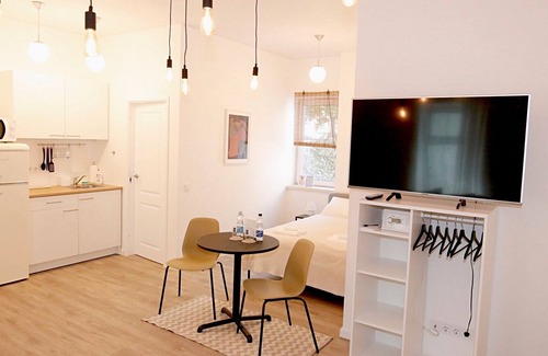 Old Town Apartment | Minimalist Studio Apartment in Old Town by Hostlovers