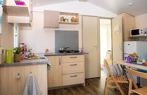 Wijckel House | Mobil-home | Classic XL | 2 Ch. | 4/6 pers. | Uncovered raised terrace