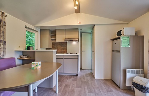 Mens RV Rental | Mobile Home "6 Personnes 205" with Shared Pool & Private Terrace