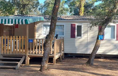 Les Conches House | Mobile home 4 rooms 3 bedrooms in 4* campsite Les Dunes 800m from the beach