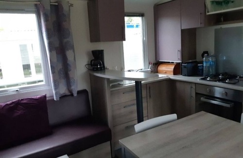 Jullouville House | Mobilhome by the sea for 4 pers. in the Bay of Mt St Michel -50-JULLOUVILLE