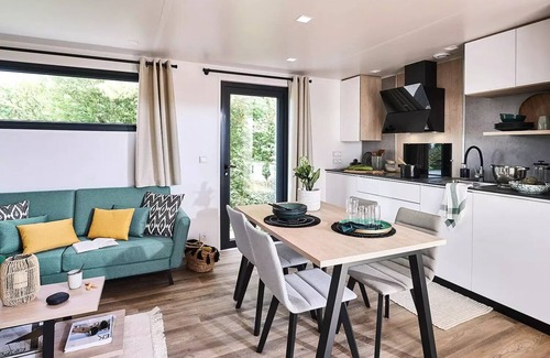 Meschers-sur-Gironde House | Mobilhome Premium 30-40m2 - 3 Schlafzimmer + TV + Überdachte Terrasse & Einwegbetten zur Verfügung* 8 Personen