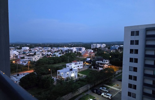 Punal Apartment | Modern 3BR Apartment w/Pool View & Smart Lock — 7 Min from Santiago Airport