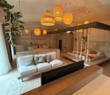 Uhrineves Apartment | Moderní a útulné studio na statku z roku 1880