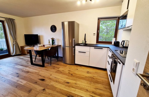 Radolfzell am Bodensee Apartment | Modern 1-room apartment with balcony and internet /WLAN