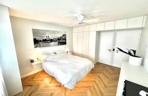 Gundeldingen Apartment | Modern 100m2, treadmill yoga matts, 2 balconies 5min to Main Station - 10min to City