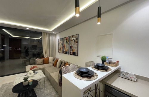 Casablanca Apartment | Modern 1br apartment with big terrace at Casa Finance City