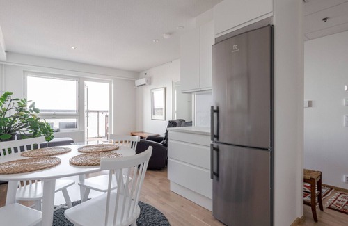 Tampere Apartment | Modern 1BR Apt with Amazing Views, Balcony & Sauna