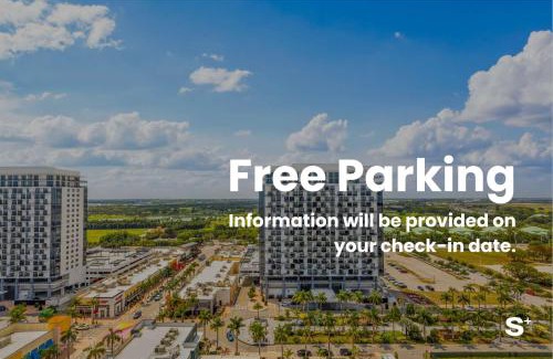 Doral House | Modern 1BR in Downtown Doral - Free Parking and Wellness Amenities