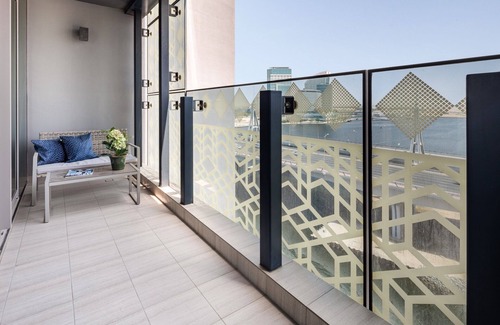 Jadaf Apartment | Modern 1BR in Prestigious Waterfront Location!