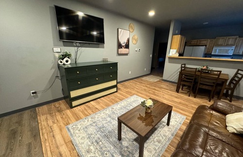 Fairbanks Apartment | Modern 2-bed with full kitchen, in-unit laundry, and off-street parking. Near downtown Fairbanks.
