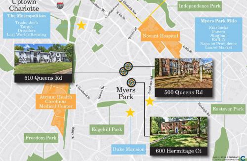Cherry House | Modern 2BR Condo with Sunroom near Uptown
