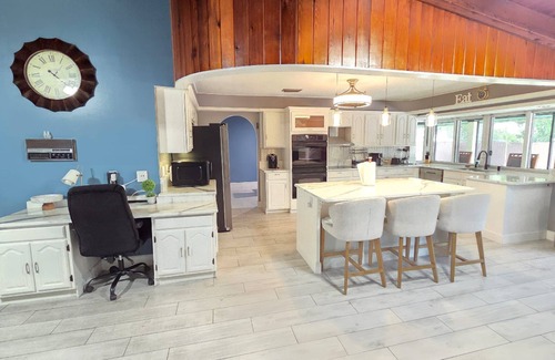 Port Saint Lucie House | Modern 3BDR 2B Boho Home with backyard and impact windows safe for hurricane.