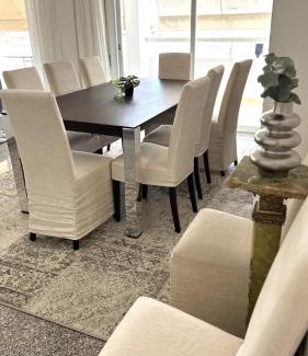 Neapolis Apartment | Modern 3BDR Top Floor Lux Suite Balcony