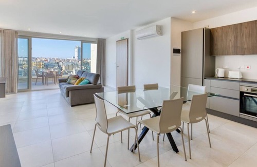 Pieta Apartment | Modern 3BR home with Stunning Marina View in Pieta