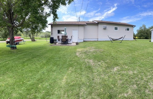 Sandy Lake House | Modern and cozy cabin on the edge of beautiful Sandy Lake, Manitoba.