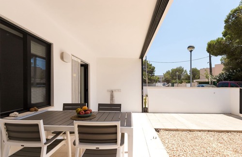 Son Carrio Apartment | Modern Apartment La Xica with Wi-Fi, Balcony, Terrace & Shared Pool; Street Parking Available